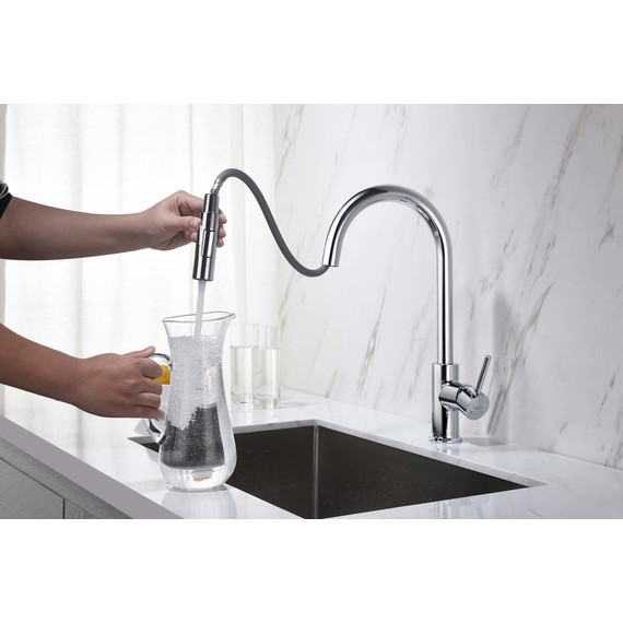 Смеситель для кухни Aquatek Европа AQ1384CR, Цвет производителя: хром фото 7