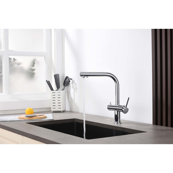 Смеситель для кухни Aquatek Европа AQ1385CR, Цвет производителя: хром - 2 Смеситель для кухни Aquatek Европа AQ1385CR, Цвет производителя: хром фото 2