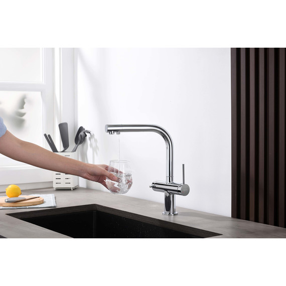 Смеситель для кухни Aquatek Европа AQ1385CR, Цвет производителя: хром - 4 Смеситель для кухни Aquatek Европа AQ1385CR, Цвет производителя: хром фото 4