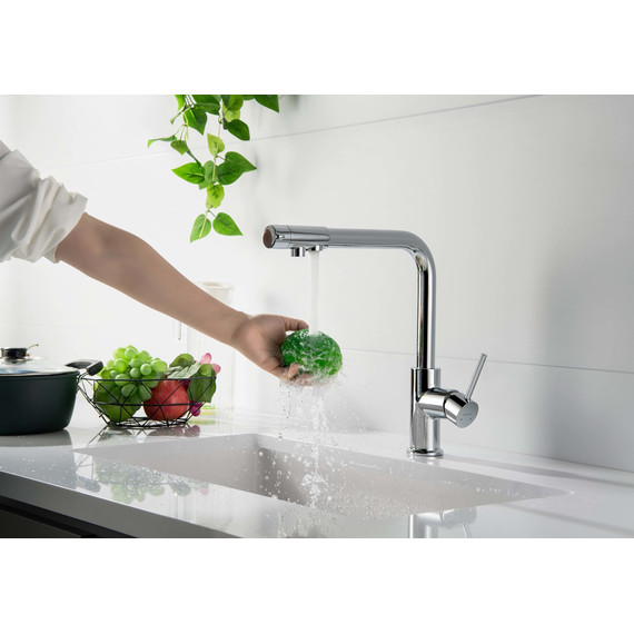 Смеситель для кухни Aquatek Европа AQ1386CR, Цвет производителя: хром - 7 Смеситель для кухни Aquatek Европа AQ1386CR, Цвет производителя: хром фото 7