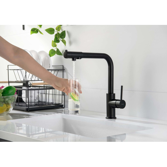 Смеситель для кухни Aquatek Европа AQ1386MB, чёрный матовый, Цвет производителя: чёрный матовый - 8 Смеситель для кухни Aquatek Европа AQ1386MB, чёрный матовый, Цвет производителя: чёрный матовый фото 8
