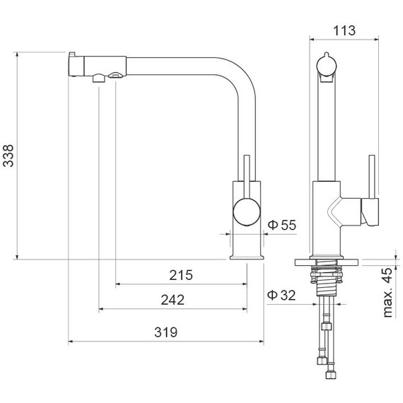Смеситель для кухни Aquatek Европа AQ1386CR, Цвет производителя: хром - 11 Смеситель для кухни Aquatek Европа AQ1386CR, Цвет производителя: хром фото 11