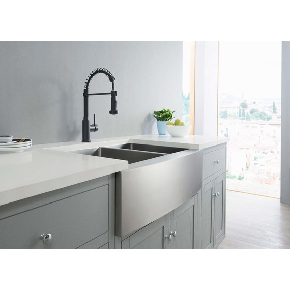 Смеситель для кухни Aquatek Европа AQ1387MB, чёрный матовый, Цвет производителя: чёрный матовый - 2 Смеситель для кухни Aquatek Европа AQ1387MB, чёрный матовый, Цвет производителя: чёрный матовый фото 2