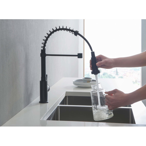 Смеситель для кухни Aquatek Европа AQ1387MB, чёрный матовый, Цвет производителя: чёрный матовый - 7 Смеситель для кухни Aquatek Европа AQ1387MB, чёрный матовый, Цвет производителя: чёрный матовый фото 7