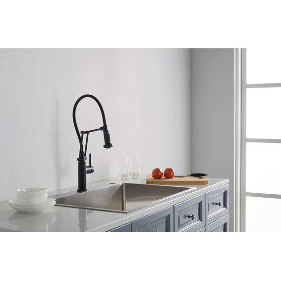 Смеситель для кухни Aquatek Европа AQ1388MB, чёрный матовый, Цвет производителя: чёрный матовый фото 2