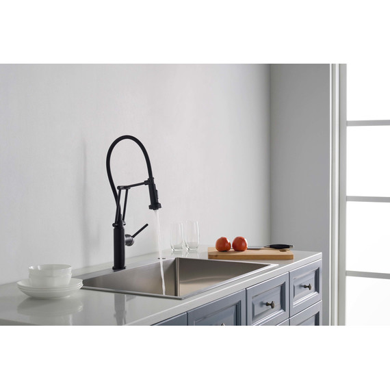 Смеситель для кухни Aquatek Европа AQ1388MB, чёрный матовый, Цвет производителя: чёрный матовый фото 3