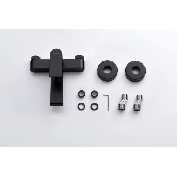 Смеситель для ванны Aquatek Лира AQ1440MB, чёрный матовый, Цвет производителя: чёрный матовый фото 4