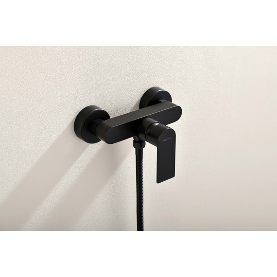 Смеситель для душа Aquatek Лира AQ1460MB, чёрный матовый, Цвет производителя: чёрный матовый фото 2