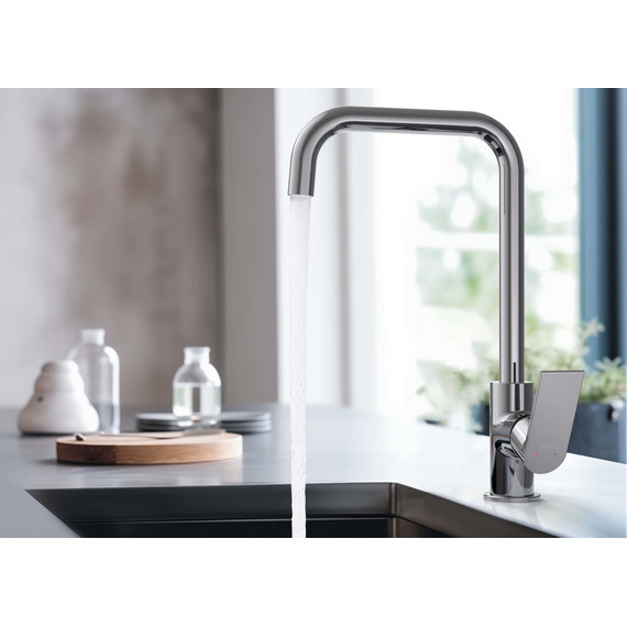 Смеситель для кухни Aquatek Лира AQ1480CR, Цвет производителя: хром - 4 Смеситель для кухни Aquatek Лира AQ1480CR, Цвет производителя: хром фото 4
