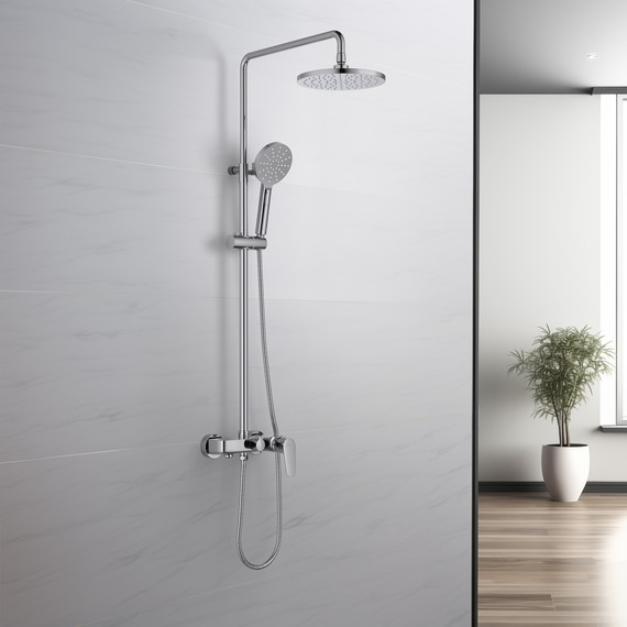 Душевая стойка Aquatek Бетта AQ2140CR, Цвет производителя: хром - 2 Душевая стойка Aquatek Бетта AQ2140CR, Цвет производителя: хром фото 2