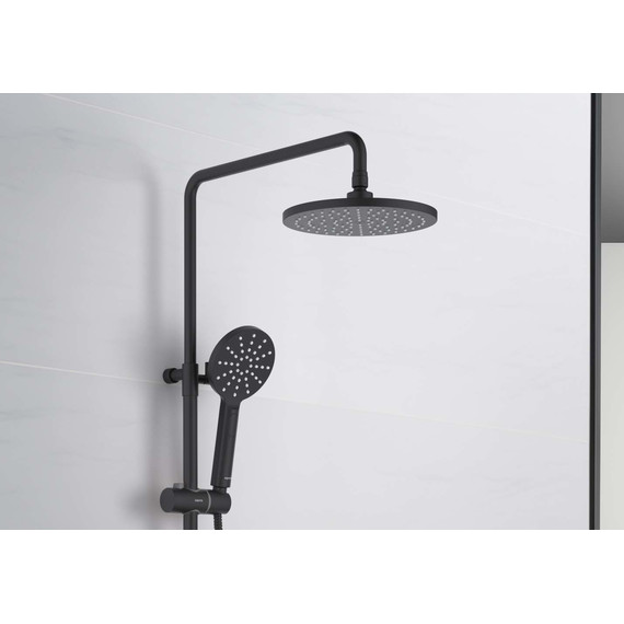 Душевая стойка Aquatek Бетта AQ2140MB, чёрный матовый, Цвет производителя: чёрный матовый - 5 Душевая стойка Aquatek Бетта AQ2140MB, чёрный матовый, Цвет производителя: чёрный матовый фото 5