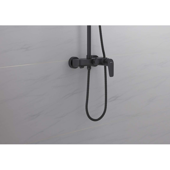 Душевая стойка Aquatek Бетта AQ2140MB, чёрный матовый, Цвет производителя: чёрный матовый - 6 Душевая стойка Aquatek Бетта AQ2140MB, чёрный матовый, Цвет производителя: чёрный матовый фото 6