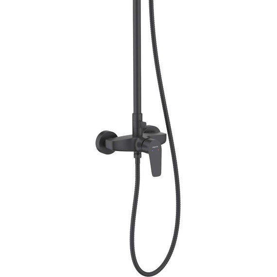 Душевая стойка Aquatek Бетта AQ2160MB, чёрный матовый, Цвет производителя: чёрный матовый фото 3