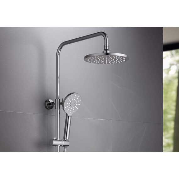 Душевая стойка с термостатом Aquatek Европа AQ2343CR, Цвет производителя: хром фото 5