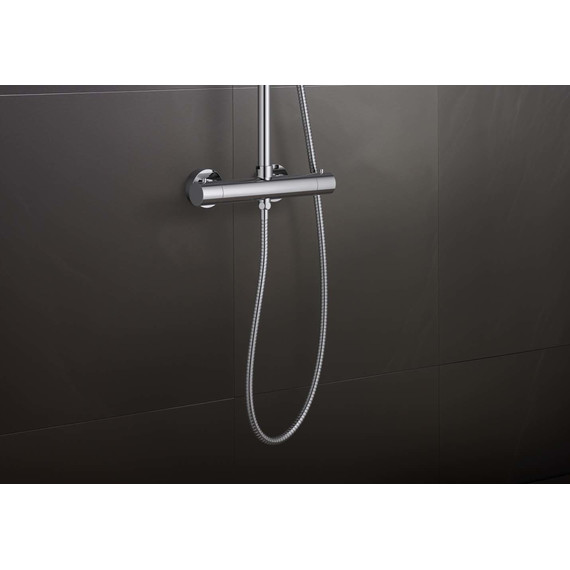 Душевая стойка с термостатом Aquatek Европа AQ2343CR, Цвет производителя: хром фото 6