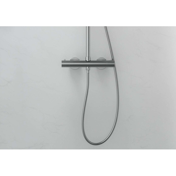 Душевая стойка с термостатом Aquatek Европа AQ2343CR, Цвет производителя: хром фото 8