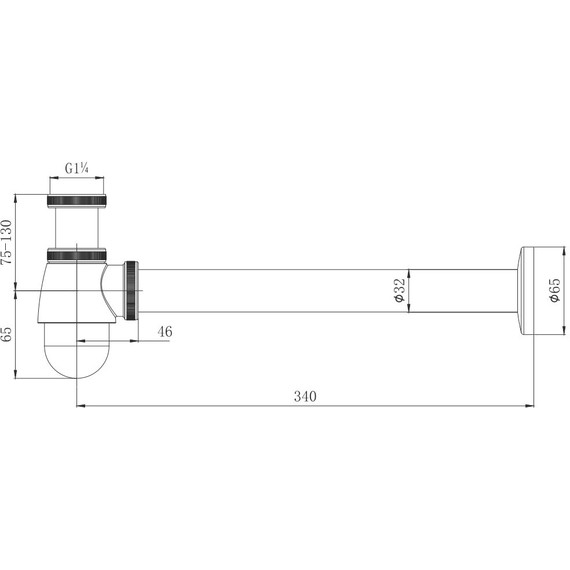 Сифон для умывальника Aquatek  AQ6018CR - 2 Сифон для умывальника Aquatek  AQ6018CR фото 2