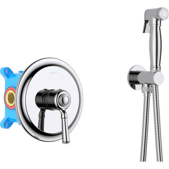 Набор для гигиенического душа Aquatek Классик AQ1519CR (со скрытой частью) - 2 Набор для гигиенического душа Aquatek Классик AQ1519CR (со скрытой частью) фото 2