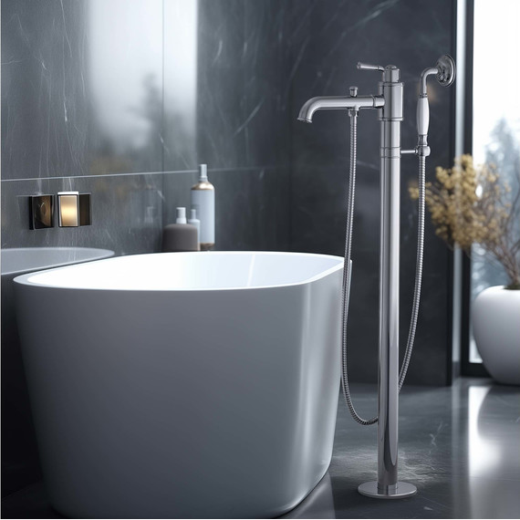 Смеситель для ванны Aquatek Классик AQ1545CR, Цвет производителя: хром фото 2