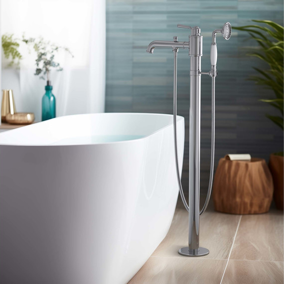 Смеситель для ванны Aquatek Классик AQ1545CR, Цвет производителя: хром фото 3