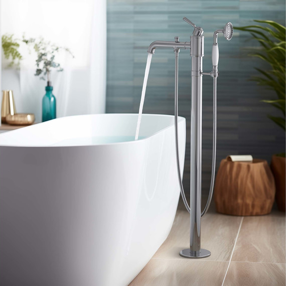 Смеситель для ванны Aquatek Классик AQ1545CR, Цвет производителя: хром фото 4