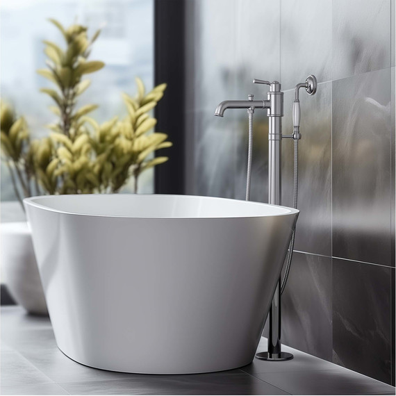 Смеситель для ванны Aquatek Классик AQ1545CR, Цвет производителя: хром фото 5