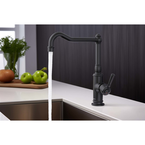 Смеситель для кухни Aquatek Классик AQ1580MB, чёрный матовый, Цвет производителя: чёрный матовый фото 5