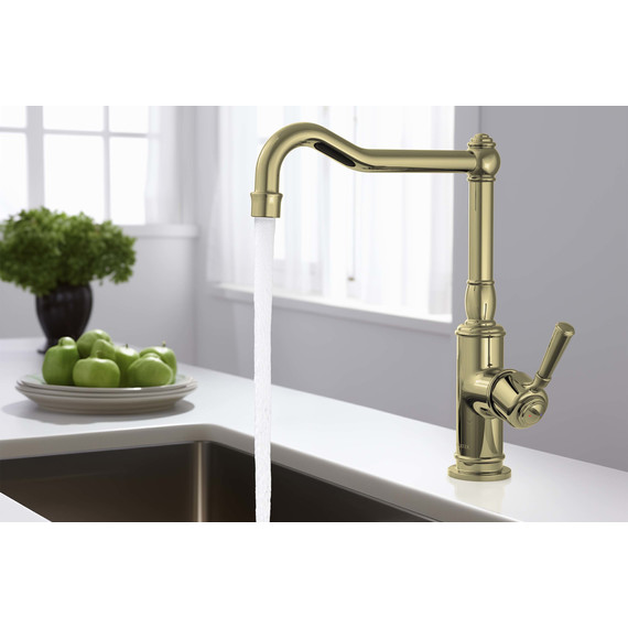 Смеситель для кухни Aquatek Классик AQ1580PG, золото, Цвет производителя: золото фото 3