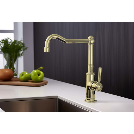 Смеситель для кухни Aquatek Классик AQ1580PG, золото, Цвет производителя: золото фото 4
