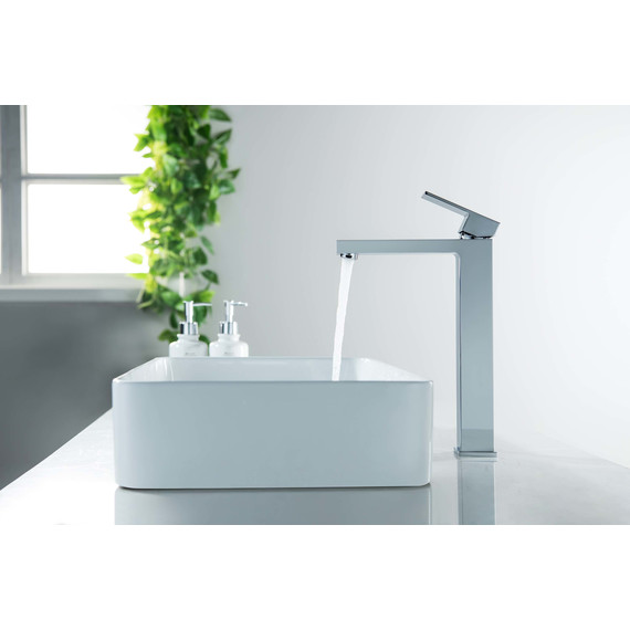 Смеситель для раковины высокий Aquatek Либра AQ1604CR, Цвет производителя: хром фото 2