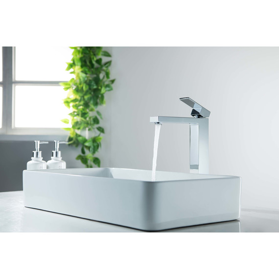 Смеситель для раковины высокий Aquatek Либра AQ1604CR, Цвет производителя: хром фото 3