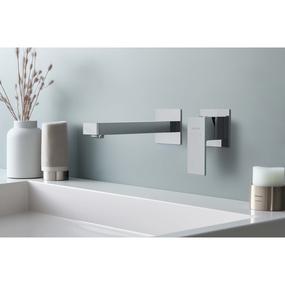 Смеситель для раковины настенный Aquatek Либра AQ1613CR, Цвет производителя: хром фото 2