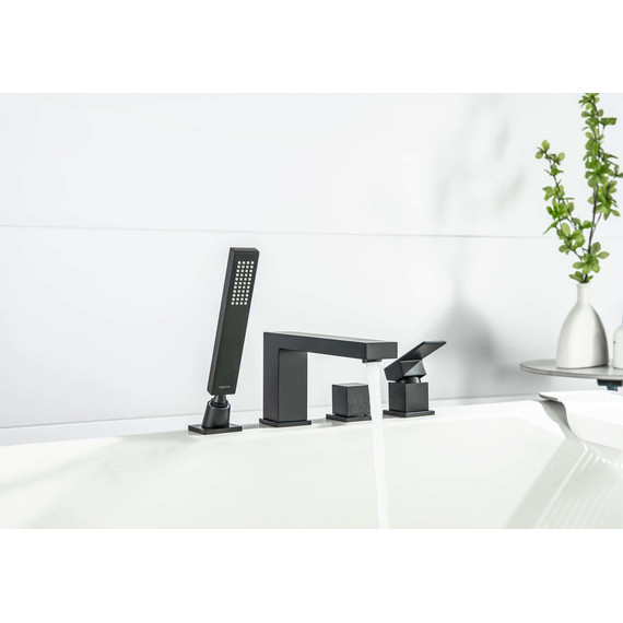 Смеситель для ванны Aquatek Либра AQ1648MB, чёрный матовый, Цвет производителя: чёрный матовый фото 6