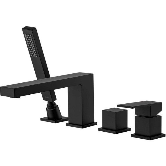 Смеситель для ванны Aquatek Либра AQ1648MB, чёрный матовый, Цвет производителя: чёрный матовый фото 11