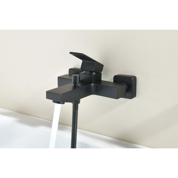 Смеситель для ванны Aquatek Либра AQ1649MB, чёрный матовый, Цвет производителя: чёрный матовый фото 8