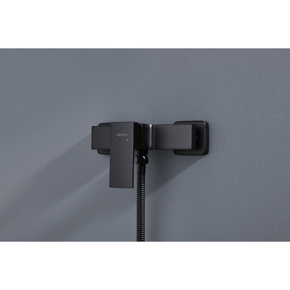 Смеситель для душа Aquatek Либра AQ1660MB, чёрный матовый, Цвет производителя: чёрный матовый фото 2