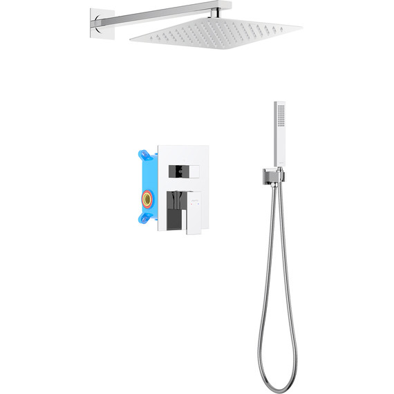 Душевая система для душа Aquatek Либра AQ1672CR (со скрытой частью), Цвет производителя: хром - 2 Душевая система для душа Aquatek Либра AQ1672CR (со скрытой частью), Цвет производителя: хром фото 2