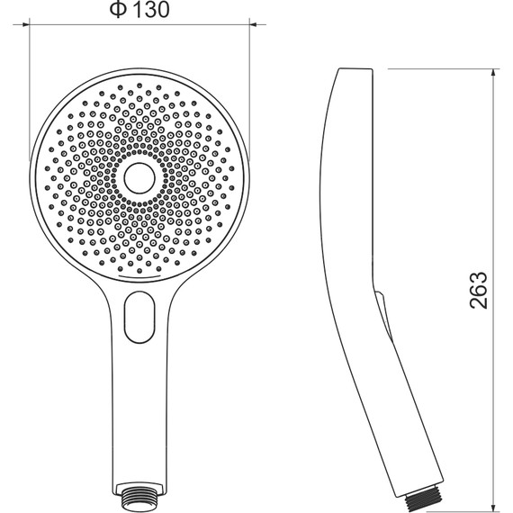 Ручной душ Aquatek Оберон AQ2007CR фото 5