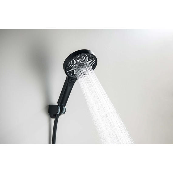 Ручной душ Aquatek Оберон AQ2007MB, чёрный матовый фото 3