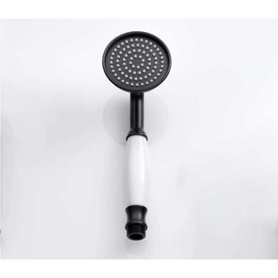 Ручной душ Aquatek Классик AQ2008MB, чёрный матовый фото 4