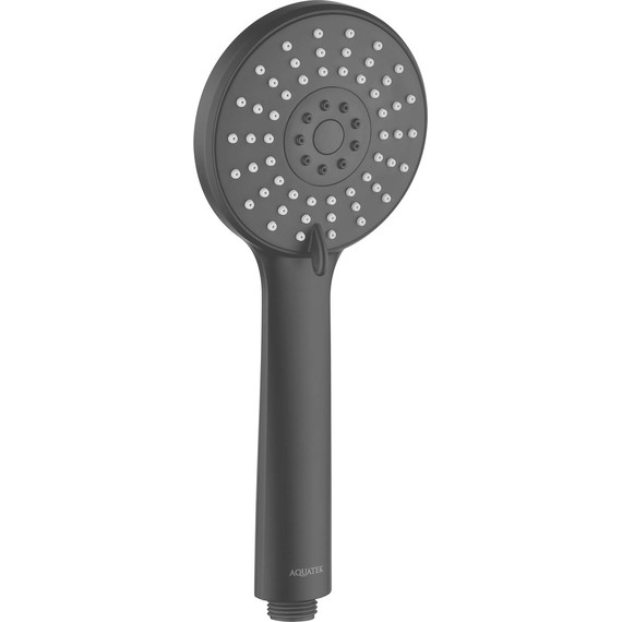 Ручной душ Aquatek Бетта AQ2009MB, чёрный матовый фото 2