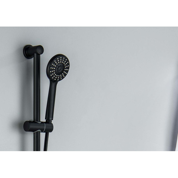 Душевой гарнитур Aquatek Бетта AQ2013MB, чёрный матовый фото 6