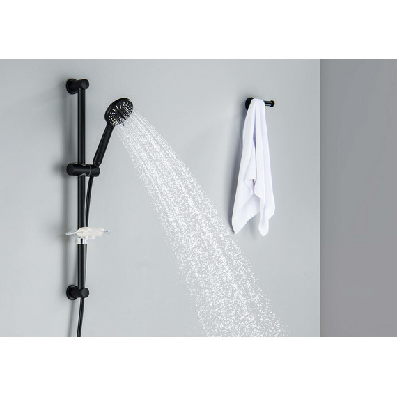 Душевой гарнитур Aquatek Бетта AQ2013MB, чёрный матовый фото 8