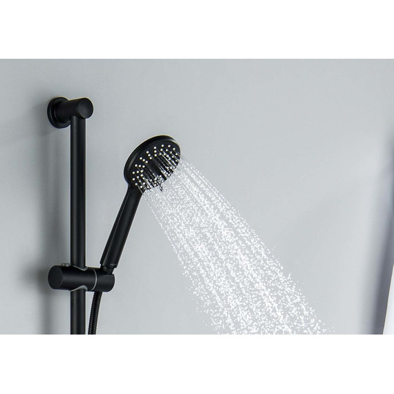 Душевой гарнитур Aquatek Бетта AQ2013MB, чёрный матовый фото 9