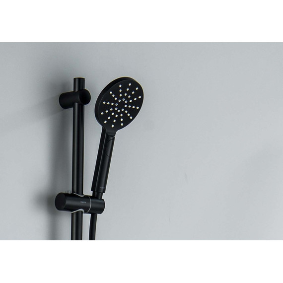 Душевой гарнитур Aquatek Оберон AQ2014MB, чёрный матовый фото 8