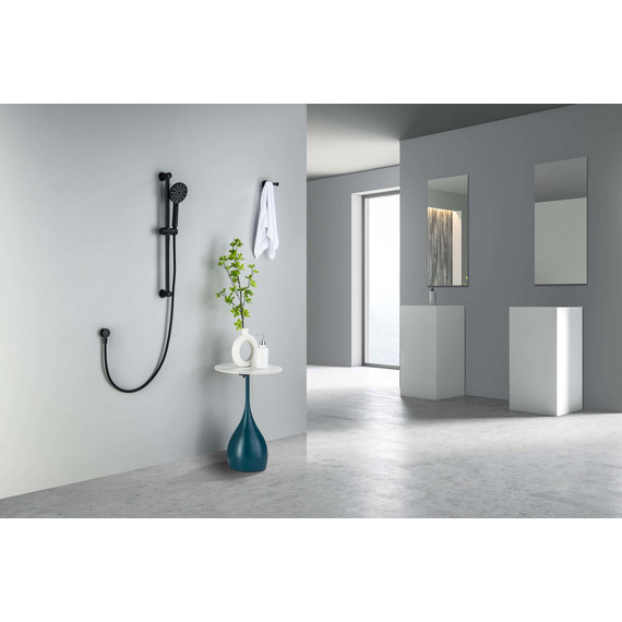 Душевой гарнитур Aquatek Оберон AQ2016MB, чёрный матовый - 7 Душевой гарнитур Aquatek Оберон AQ2016MB, чёрный матовый фото 7