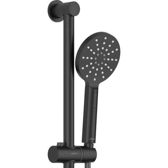 Душевой гарнитур Aquatek Оберон AQ2016MB, чёрный матовый - 2 Душевой гарнитур Aquatek Оберон AQ2016MB, чёрный матовый фото 2