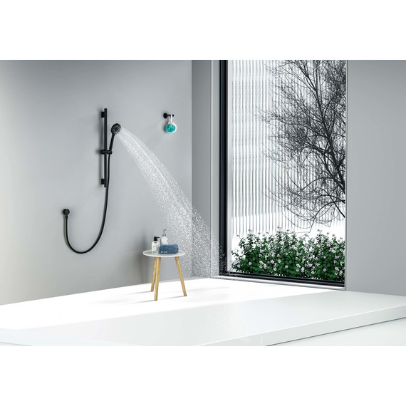 Душевой гарнитур Aquatek Бетта AQ2017MB, чёрный матовый фото 4