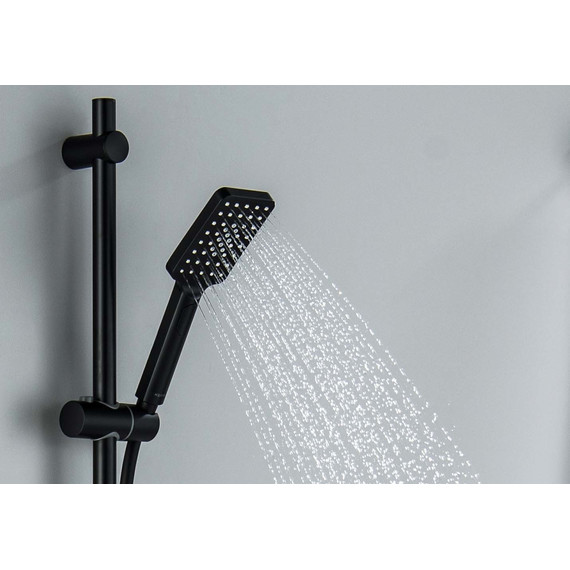 Душевой гарнитур Aquatek Лира AQ2018MB, чёрный матовый - 5 Душевой гарнитур Aquatek Лира AQ2018MB, чёрный матовый фото 5