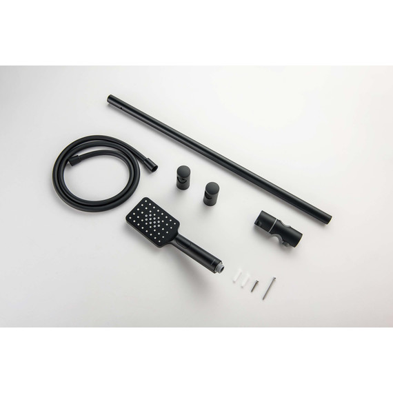 Душевой гарнитур Aquatek Лира AQ2018MB, чёрный матовый - 7 Душевой гарнитур Aquatek Лира AQ2018MB, чёрный матовый фото 7